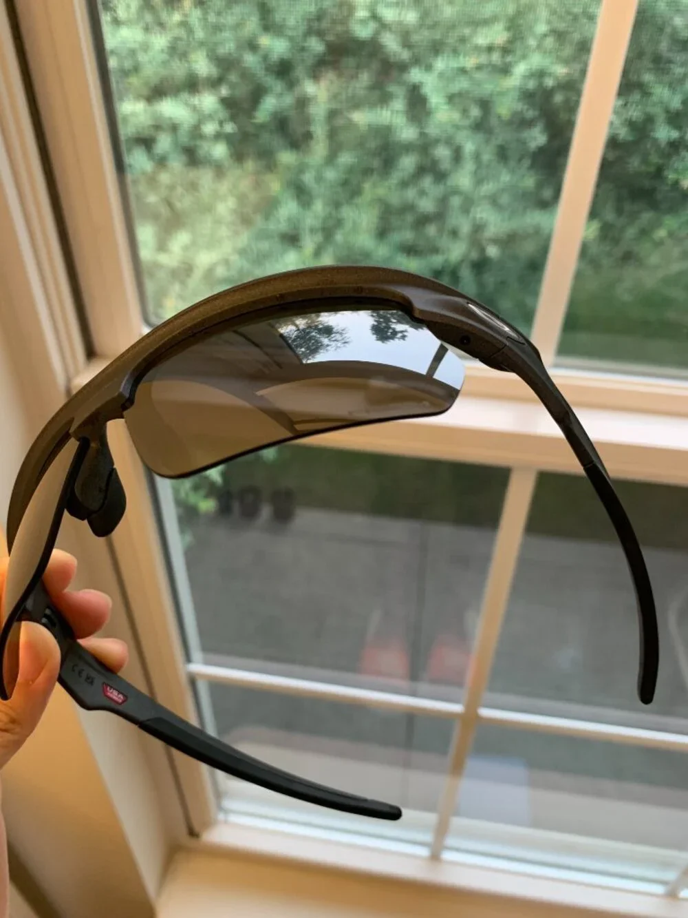 Oakley Bisphaera Sunglasses OO9400-0268 Matte Steel Prizm Black Mirror